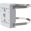 AXIS T91B47 Pole Mount Indoor / Outdoor with Stainless-Steel Straps, 100-410mm, White
