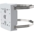 AXIS T91B47 Pole Mount Indoor / Outdoor with Stainless-Steel Straps, 50-150mm, White