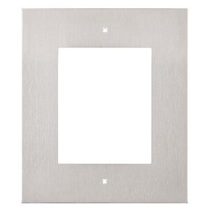 2N 01278-001 IP Verso and LTE Verso 1-Module Frame, In Wall Flush Mount, Nickel