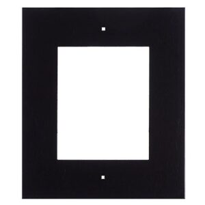 2N 01279-001 IP Verso and LTE Verso 1-Module Frame, In Wall Flush Mount, Black