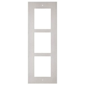 2N 01282-001 IP Verso and LTE Verso 3-Module Frame, In Wall Flush Mount, Nickel