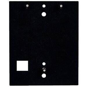 2N 01293-001 IP and LTE Verso 1-Module Backplate, Black
