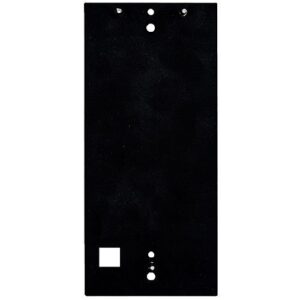 2N 01294-001 IP and LTE Verso 2-Module Backplate, Black