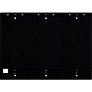 2N 01297-001 IP and LTE Verso 3 x 2 Module Backplate, Black