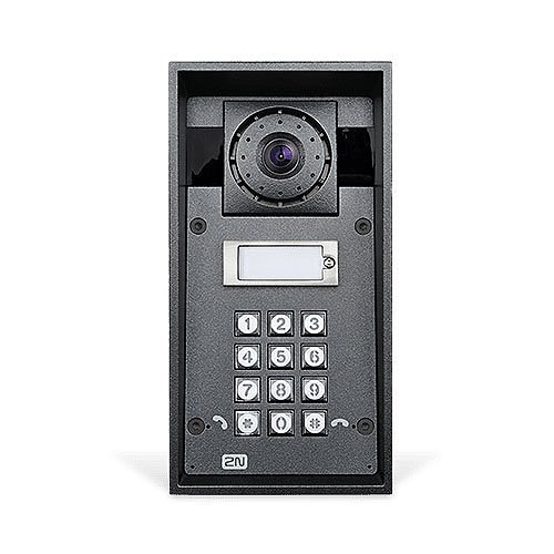 2N 01339-001 IP force 1-Button, HD Camera, Keypad, Durable IP Intercom