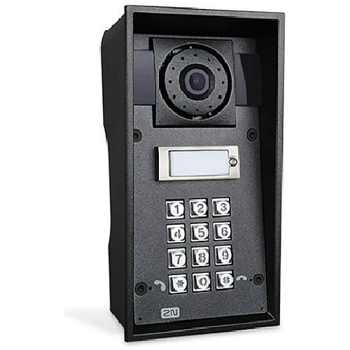 2N 01339-001 IP force 1-Button, HD Camera, Keypad, Durable IP Intercom