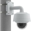 AXIS T91B67 Indoor/Outdoor Pole Mount for Fixed Dome and Panoramic, 1.5" NPS Threading, White