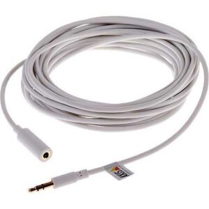 AXIS 01589-001 Audio Extension Cable for Microphones, 5', White