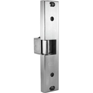 RCI 0161 0 Series 3/4" Semi-Mortise Rim Strike, Fail-Secure, 1,500lbf Static, 12VAC/VDC, Brushed Stainless Steel