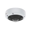 AXIS M3077-PLVE M39 Series 6MP Outdoor Vandal Resistant 360° Panoramic Fixed Dome IR WDR IP Camera, 1.56mm Lens, White