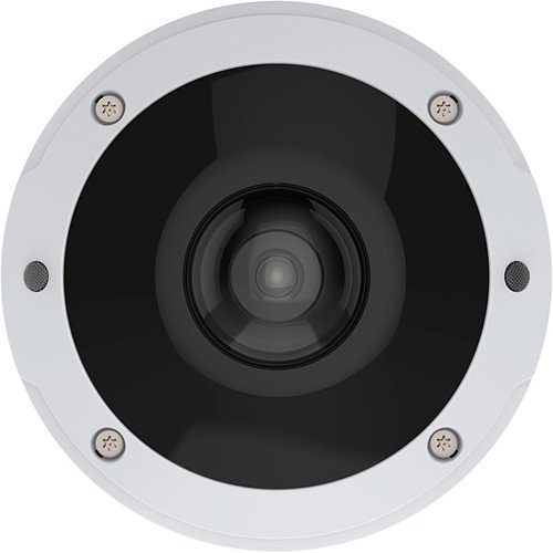 AXIS M3077-PLVE M39 Series 6MP Outdoor Vandal Resistant 360° Panoramic Fixed Dome IR WDR IP Camera, 1.56mm Lens, White
