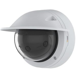 AXIS P3818-PVE P38 Series 13MP Outdoor Vandal Resistant 180° Panoramic Fixed Dome IP Camera, 3.2mm Fixed Lens, White