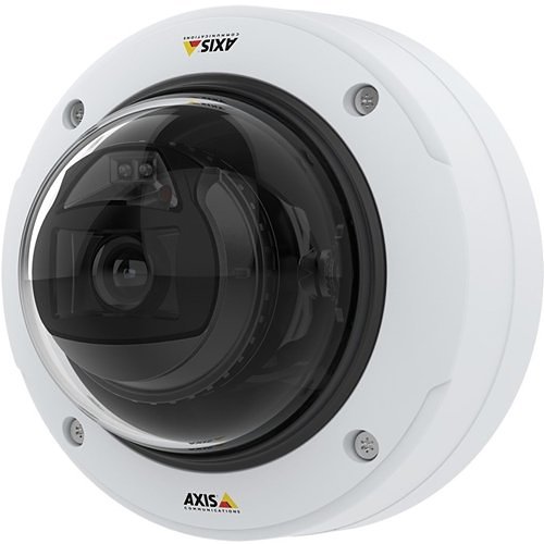 AXIS P3255-LVE P32 Series HDTV 1080 2MP Outdoor Vandal Resistant Fixed Dome IR WDR IP Camera, 3.4-8.9mm Varifocal Lens, White