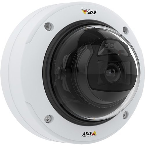 AXIS P3255-LVE P32 Series HDTV 1080 2MP Outdoor Vandal Resistant Fixed Dome IR WDR IP Camera, 3.4-8.9mm Varifocal Lens, White