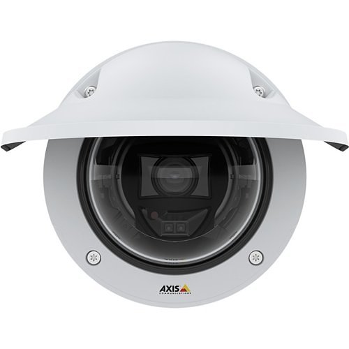AXIS P3255-LVE P32 Series HDTV 1080 2MP Outdoor Vandal Resistant Fixed Dome IR WDR IP Camera, 3.4-8.9mm Varifocal Lens, White