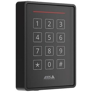 AXIS A4120-E Indoor/Outdoor Secure RFID Reader with Keypad, IP66/IK07 Ratings