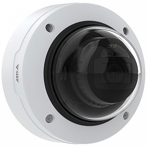 AXIS P3267-LV P32 Series 5MP Vandal Resistant Fixed Dome IR WDR IP Camera, 3-8mm Varifocal Lens, White, (Replaces P3247-LV