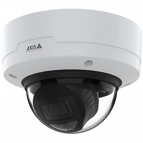 AXIS P3267-LV P32 Series 5MP Vandal Resistant Fixed Dome IR WDR IP Camera, 3-8mm Varifocal Lens, White, (Replaces P3247-LV