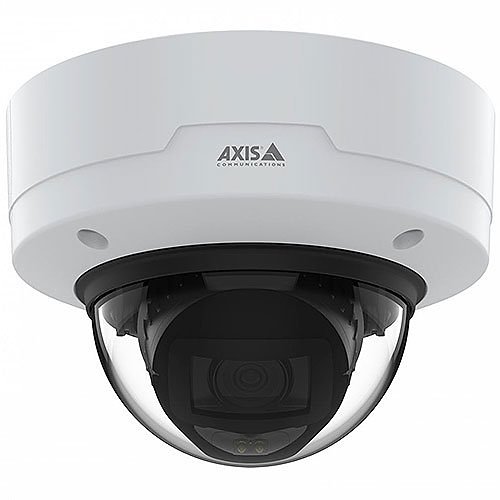 AXIS P3267-LV P32 Series 5MP Vandal Resistant Fixed Dome IR WDR IP Camera, 3-8mm Varifocal Lens, White, (Replaces P3247-LV