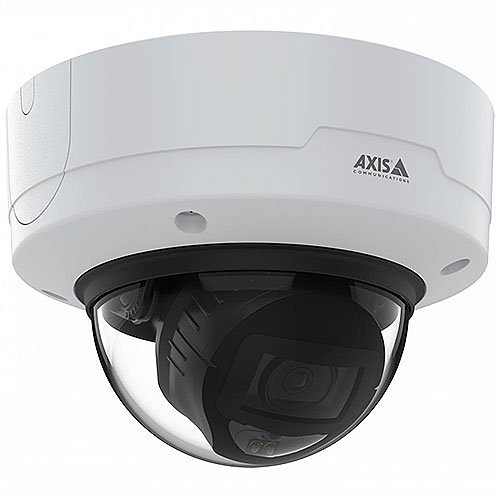 AXIS P3267-LV P32 Series 5MP Vandal Resistant Fixed Dome IR WDR IP Camera, 3-8mm Varifocal Lens, White, (Replaces P3247-LV