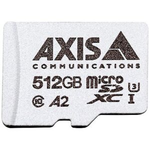AXIS 02365-001 High Endurance MicroSDXC Surveillance Card, 512GB