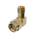 AXIS TU6002 Right-Angle SMA Adapter, 10-Pack, Gold