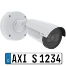 AXIS P1465-LE-3 P14 eries Bullet IP Camera with Pre-Installed License Plate, 10.9-29 mm Varifocal Lens, Forensic WDR, White (Replaces P1455-LE-3)