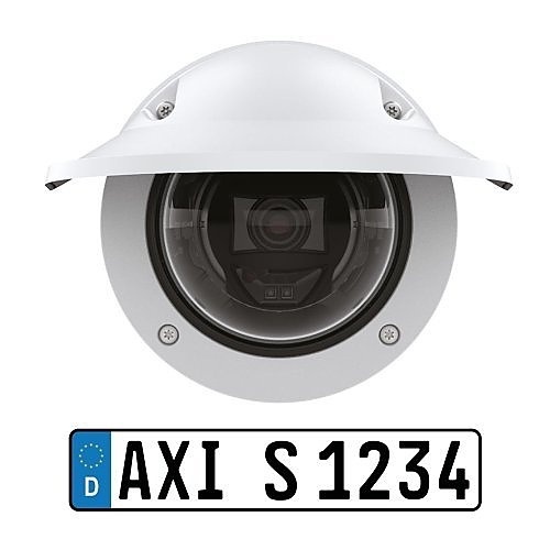 AXIS P3265-LVE-3 P32 Series License Plate Verifier Dome IP Camera, 3.4-8.9mm Lens