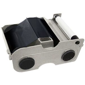 HID FARGO 45101 Premium Ribbon Cartridge with Cleaning Roller, Black, 1000 Prints