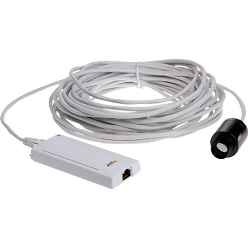 AXIS P1280-E P12 Series Indoor/Outdoor Discreet Thermal IP Camera, 4mm Lens, White