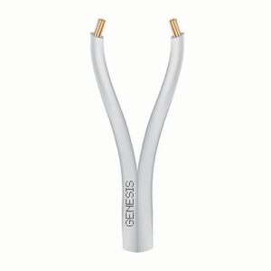 Genesis 10025501 22/2 Stranded General Purpose Zip Cable, 500' (152.4 m), REELEX Pull Box, White