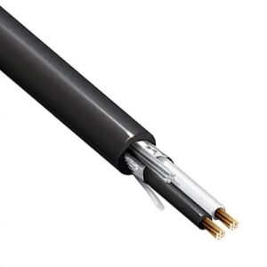 Belden 1032A 01015000 2/18 Stranded Cable, BC, PVC, FS, CMG, FT4, Outdoor, 5000' (1524m), Reel, Black