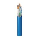 Belden 10GX12 0031000 Category 6A Enhanced Cable, 4-Pair, 23 AWG Solid BC Conductors, U/UTP, Riser-CMR, PVC Jacket
