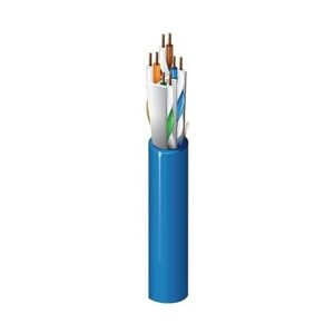 Belden 10GX13 0101500 Category 6A Enhanced Cable, 4-Pair, 23 AWG Solid BC Conductors, U/UTP, Plenum-CMP, Flamarrest PVC-LS Jacket