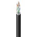 Belden 10GX53F009Z1000 10GX CAT6A Enhanced Plenum Cable, 23/4 Solid BC, Foil Shielded, UTP, CMP, LP, CL3P, FT6, 1000' (304.8m) UnReel, White