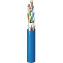 Belden 10GX62F010Z1000 CAT6A Enhanced Riser Cable, 23/4 Bonded Solid BC, Foil Shielded, UTP, CMR, FT4, 1000' (304.8m) UnReel, Black