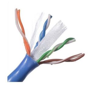 Belden 10GXE01.07500 CAT6A Enhanced Premise Horizontal Plenum Cable, 23/4 Solid BC, Shielded, F/FTP, Indoor, 500m (1640.42'), Reel, Purple