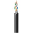 Belden 10GXW53010Z1000 10GXW CAT6A Plenum Cable, 23/4 Solid BC, Shielded, F/UTP, CMP, CL3P, LP, FT6, 1000' (304.8m) UnReel, Black