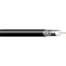 West Penn 1100BK0500 Coaxial Cable, 500' Black RG11 Type 14 Gauge BCC, PVC Insulation