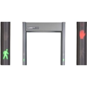 Garrett 1168434 PD 6500i Walk-Through Metal Detector, 32.5", IP65, ADA Compliant Passageway, Gray