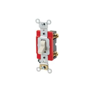 Leviton 1221-2T Switch Toggle Single Pole 20A 120/277V AC, Lavender