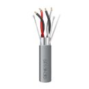Genesis 12641109 22/2 Stranded General Purpose Cable, Each-Pair Shielded, CL2, CM, Sunlight Resistant, 1000' (304.8 m), REELEX Pull Box, Gray