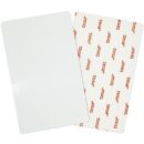 HID 1324GAV21 Direct Image PVC 20 Mil Glossy Adhesive Back Label, ProxCard II Size with Slot Punch, White