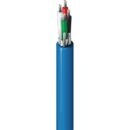 Belden 1325A D15Z1000 22/2 Stranded Speaker Cable, Tinned Copper, Foil Shielded, CMP, Flamarrest, 1000' (304.8m) ReelTuff Box, Blue