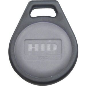 HID 1346LNSMN ProxKey III 1346 Key Fob, Programmed, Sequential Matching Inkjetted Numbers, Black with Grey Insert