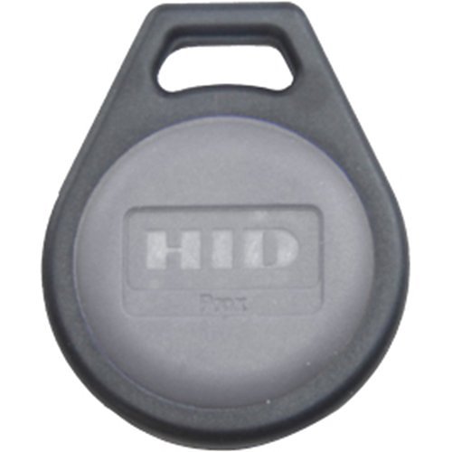 HID 1346LNSSN ProxKey III 1346 Key Fob, Programmed, Sequential Non-Matching Inkjetted Numbers, Black with Gray Insert