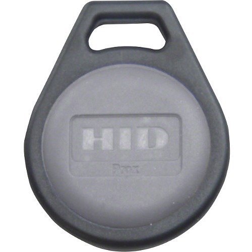 HID 1346NNSSN ProxKey III 1346 Key fob, Non-Programmed, Sequential Inkjetted Numbers, Black with Grey Insert