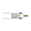 Belden 1369P 0101000 Serial Digital Coax, RG6, 18 AWG Conductor, Solid BC, Foil 85% TC Braid, 1000', CMP, Black