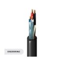 Belden 1392P 0101000 Lighting and Automation Cable, Plenum-CMP, 1-Shielded Pair, 22 AWG Stranded BC, FEP Insulation, 2-18 AWG Stranded BC Conductors Unshielded, 1000', Black