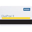 HID 1536LGGAN DuoProx II 1536 Printable Composite Proximity Card, Programmed, Glossy Front and Back, Slot Dots Back, Matching Laser Numbers, No Slot, White